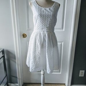 Old Navy White Eyelet Summer Dress
